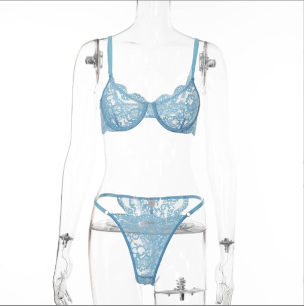 Underwire Lace Lingerie Suit