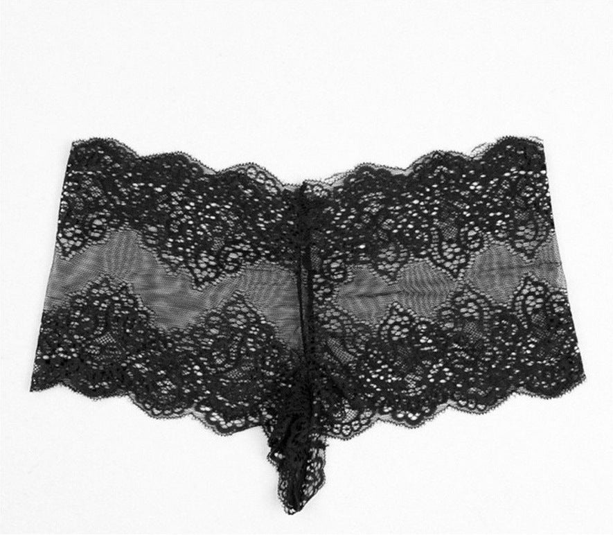 Boxer High Waist Lace Panties