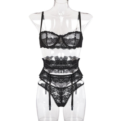 3 Piece Lace Lingerie Set